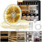 LED Strip 15M Warmweiß-KaltesWeiß,Dimmbar 2700K-6500K LED Streifen mit RF Fernbedienung & Netzteil,Super hell 900LEDs 24V LED Strip Light Kit,Selbstklebend DIY Flexible Lichtleiste für Party Heim Deko