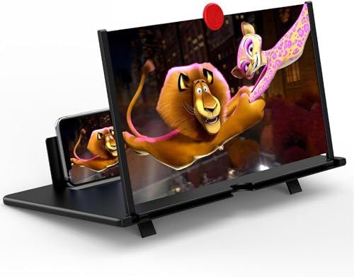 Lupe Handy Bildschirm vergrößerer, 3D-HD-Handy Lupe Wird bei Mobiltelefonen zur Vergrößerung des Bildschirms verwendet, um Film-, Video- und Spieleffekte zu verbessern.Geburtstags (14 inch)