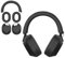 Aiiviol Protective Case 3-Piece Set for Sony WH-1000XM5 Headphones, Silicone Headphone Cover Sony XM5 EarPad Cover/Ear Cover/Headband Cover | Protector Covers Sweatproof & Easily Washable (Black)
