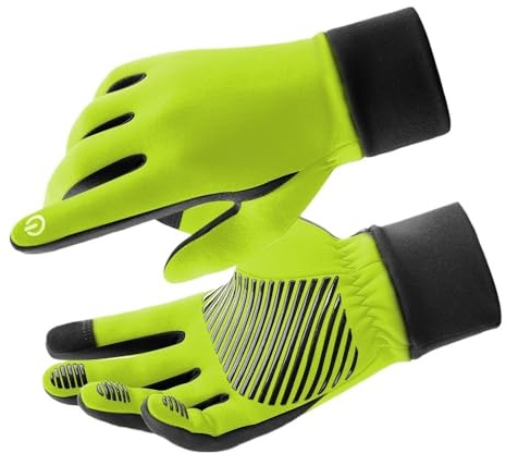 UYFRD Warme Handschuhe für Damen und Herren, für Herbst und Winter, für Elektroauto, Fahrrad, Sport, rutschfest, Vollfinger-Touchscreen, Laufhandschuhe