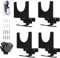 EXLECO 4pcs Bracket Angle Grinder Wall Mounted Storage Holder for Angle Grinder Holder for Power Tools Organizer for Angle Grinders Hanger for Grinders Tailor Polisher