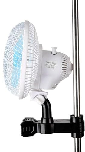 Ayolofei Ventilateur de croissance oscillant de 150 cm pour tente de culture de 1,6 à 2,7 cm avec câble de 3 m de long, 39 dB silencieux