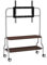 Soporte de TV móvil ajustable, carrito portátil con ruedas para televisores de 40 a 80 pulgadas, ideal para uso en casa, oficina, hotel