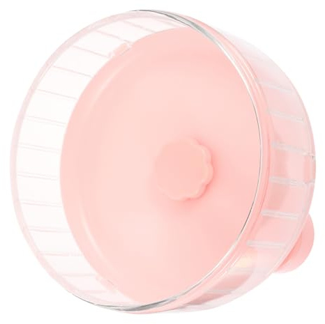 Toyvian Hamster Laufrad Leises Stabiles Laufspielzeug für Kleine Nager Geräuscharmes Hamster Rad für Käfigtraining und Stressabbau Geeignet als Tiergeschenk und Zufällige Zufällige Farbe