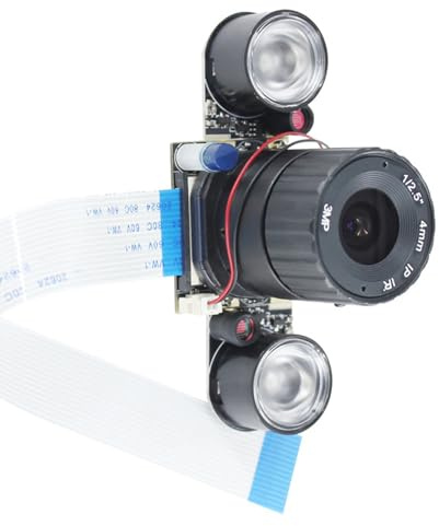 ZYHARUKO 5MP Fisheye Lens Camera With Day Night View Switching USB Webcam 2592x1944 65° Applications Security Camera