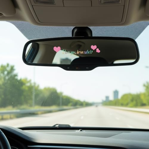 13 Stück Drive Safe Aufkleber, Ich Liebe Dich Fahr Vorsichtig, Fahr Vorsichtig Ich Liebe Dich Aufkleber, Autospiegel Außen, Spiegel Sticker Spruch Für Paare
