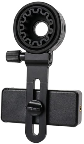 OFFIGAM Telescope Phone Adapter Clip for Smartphone Photography, Monocular and Binocular Phone Holder, Compatible Spotting Scopes and Microscopes for Outdoor and Astronomy Use
