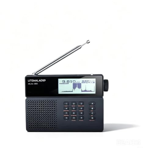 MLite-880 Software Defined Radio Receiver for Malahit, AM for fm LW for mw SW VHF SSB CW with for spectrum Display and Noise Reduction