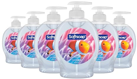 Softsoap Liquid Hand Soap, Aquarium Series - 7.5 Fl Oz (Pack of 6)