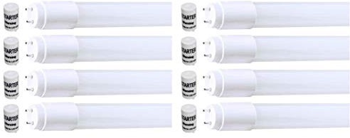 Besolis 8 x 150 cm LED Röhre T8-G13 20 Watt, 300° AUSSTRAHLUNG, 2700 LUMEN, Tageslichtweiß/Kaltweiß 6000 Kelvin, 1:1 Ersatz für 58 Watt Leuchtstoffröhren - inclusive LED Starter