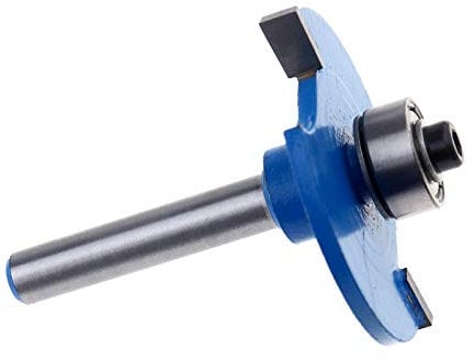 OTOTEC Fräser-Set aus Metall, 1/4-Zoll-Schaft, für Kekse, Fräser, Holzschneider, Schlitz, Holzbearbeitungswerkzeug, 4 mm