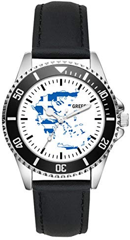 KIESENBERG Geschenk für Griechenland Griechische Gast Uhr L-1094