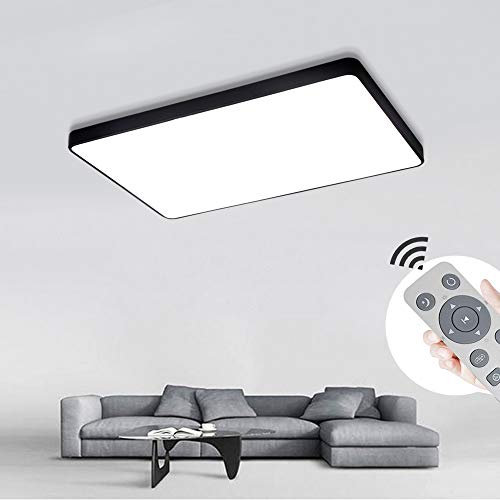 MIWOOHO 72W LED Deckenlampe Deckenleuchte Wohnzimmer Lampe Schlafzimmer Küche Leuchte Dimmbar (3000-6500K)