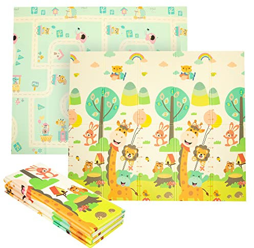 Trendcool Baby-Spiele-Decke. Spielmatte Baby. Krabbelmatte. Krabbelmatte Baby. Gepolsterte Baby-Decke. Eva Gummiboden 1,8x2m. Baby-Teppich. Baby-Fußmatte.