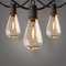 ZOTOYI 50Ft Outdoor Garden String Lights Mains Powered, ST38 Waterproof IP65 LED String Lights, Warm White Patio Festoon Lights for Backyard, Bistro, Café, Party, Wedding, 27Pcs Vintage Bulbs
