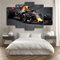 104Tdfc Bilder leinwandbilder 5 teilig Malerei Geschenk Max Verstappen F1 Redbull Racing Wandbild 5 teilig Leinwand Bilder Moderne Wandbilder XXL Wohnzimmer Wohnkultur 150X80Cm Rahmen