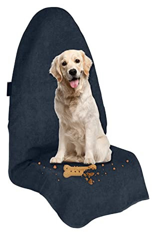 AnJeey Funda Asiento Coche Delantero, Antideslizante y Sudor Absorbente, Toalla Microfibra Impermeable, Lavable a Máquina, Universal Protectora Cubierta Asiento Auto para Fitness