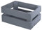 LAUBLUST Vintage Holzkiste Klein - Grau | Aufbewahrungskiste aus Holz - Geschenkkiste & Deko | ca. 30x20x15cm
