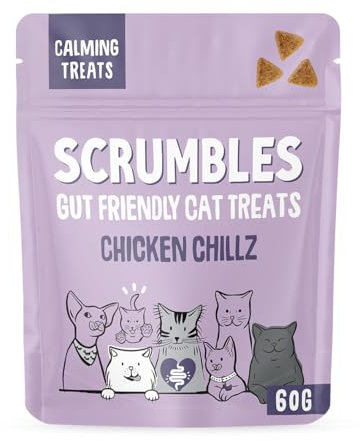 Scrumbles Chillz for Cats, Calming Treats 60g