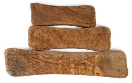 Tackenberg Olivenholz für Hunde - Kauknochen aus Olivenbaumholz - M - Premiumqualität