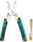 LAOA 8 in 1 Stainless Steel Wire Stripper Wire Cutter Electrician Tools for Stripping,Side Cutting,Cutting,Crimping,Splitting,Winding,Clamping