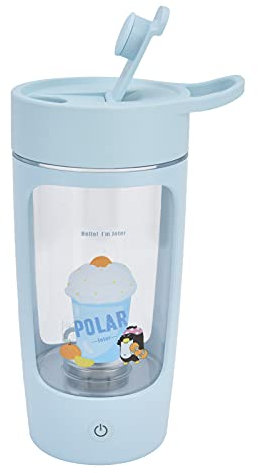 PUSOKEI 650 Ml Electric Shaker Bottle, Waterproof Professional Juicing Mixer, Suitable for Milkshakes Protein Powder Cereal
