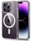 soleilx Cover Magnetica per iPhone 15 Pro 6,1 Compatibile con MagSafe, IPhone 15 Pro Max Cover Magsafe Protezione di livello militare, Resistente all'ingiallimento resistente ai graffi,Trasparente