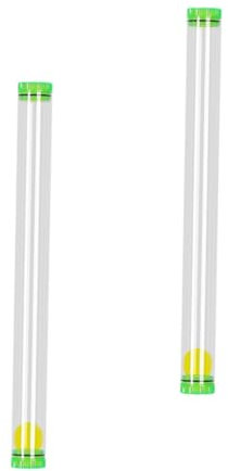 Milisten Fishing Float Storage Tube 2pcs Pvc Floats Tube Shock-proof Design Random