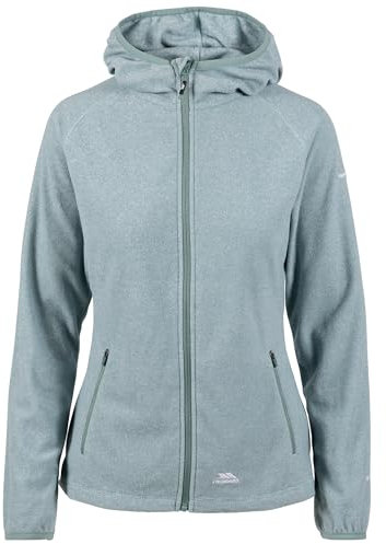 Trespass Womens Fleece Hoodie Jennings - Women's Full Zip Hooded Sweatshirt, Ladies Striped Microfleece Jacket, Long Sleeve Hooded Top, Warm Fleece Sweater Jumper