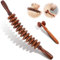 ACWOO Faszienrolle Holz, Faszienstab holz, 2 Stück Massageroller Holz, Anti Cellulite Massage Massagegerät Massageroller für Muskelentspannung, Körperformung, Gua Sha Massage