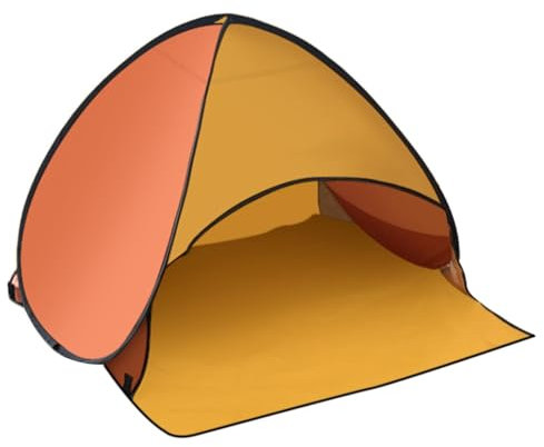Schattenzelte – Schattendach, automatisches Schattenschutzzelt mit Kopf-Popup-Baldachin, tragbares Strandzelt für Hunde, winddichter -Sonnenschutz mit Handy-Ständer für Camping, Picknick