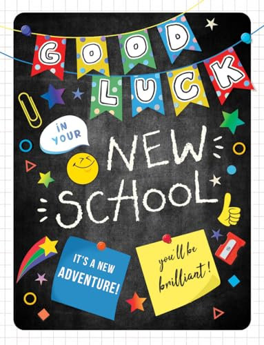 Piccadilly Greetings Glückwunschkarte zur neuen Schule, 20,3 x 15,2 cm