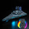 Fernbedienung Licht-Kit für Lego 75394 Imperial Star Destroyer (Nicht Lego), Led Beleuchtungs Set für Lego Imperialer Sternzerstörer Kreative Spielzeug
