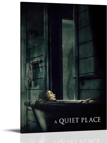 ijshndgn A Quiet Place Poster, Vintage-Kunst, Raumdekoration, ästhetisches Poster für Schlafzimmer, Wohnzimmer, Wände, ästhetisches Poster, 30 x 45 cm, Rahmenstil