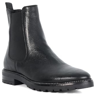 Dune London Ladies POEMA Cleated Sole Chelsea Boots