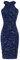 GRACE KARIN Damen Glitzer Kleid 1920er Kleider Knielang Neckholder Bodycon Cocktailkleid Partykleid Marineblau M