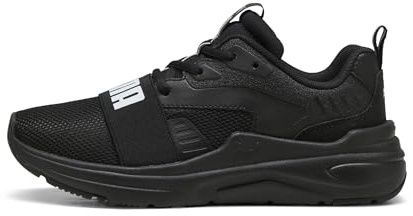 PUMA SOFTRIDE Wired 2 JR Kinder Sneaker Sportschuhe Unisex 40150501 Black-White