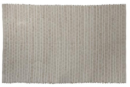 Home ESPRIT Teppich, Weiß, Braun, Boho, 75 x 175 cm