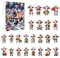 2024 Adventskalender mit Kuh, 24 Tage Adventskalender-Anhänger, Kuh-Weihnachtsschmuck