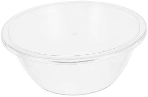 Ciieeo Bol Mélangeur Profond Transparent Avec Couvercle Anti-éclaboussures, Grand Format Familial En Pet Robuste, Saladier Multifonction Pour Pâte, Légumes Et Préparation, Usage La Cuisine Polyvalente