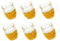 MUSISALY 6er Set Miniatur Bierkrüge Für Puppenhaus Resin Mini Biergläser Für Dekoration Und Kleine Bier Tassen Für Kreative Szenen Im Miniaturformat