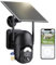 NUASI 4G LTE Telecamera Solare 2K da Esterno, 3MP Videocamera Sorveglianza con Pannello Solare e Zoom Ibrido 12x - Rilevamento Umano PIR e AI, Visione Notturna a Colori, Audio Bidirezionale