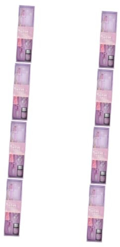 DIYEAH 8 Pièces stylo en verre fait à la main encre rouge pour stylo plume Fontaine recharges de plume en verre marque-s présente de trempage Un rose