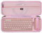 FBLFOBELI Hard Case for Logitech Pebble 2 Combo K380 K380s Pebble Keys 2 + M350 M355 Wireless Keyboard and Pebble Mouse Combo (Case Only) (Pink)