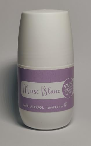 Déodorant Naturel Efficace – Huile de Nigelle & Musc Blanc, Pierre d'Alun Protection Longue Durée 24h Sans Aluminium, Bio & Vegan Déodorant Femme & Homme, Adolescents