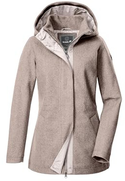 G.I.G.A. DX Damen Gw 78 Wmn Jckt Jacke/Übergangsjacke Wolloptik mit Kapuze