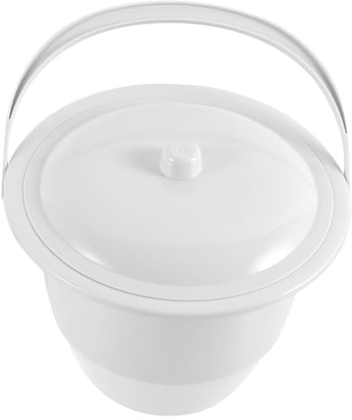 BESTYASH Behälter Mit Deckel Aus Robustem Kunststoff, Wiederverwendbar Und Schmutzabweisend, Geeignet Als Urinal Oder Spucknapf Für Senioren, Jungen, Mädchen, Schwangere Und Erwachsene, Lei