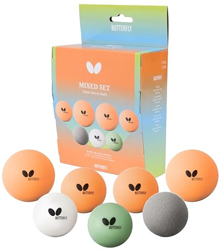 Butterfly Mixed Set Fun Balls - Freizeitset Tischtennisbälle - Gemischtes Set