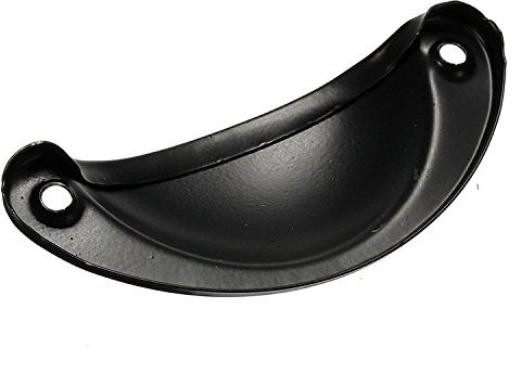 4pcs Vintage Schubladengriff Möbelgriffe Muschelgriff Griffmuscheln Griff Schwarz