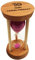 Sharplace Visueller Timer Sanduhr für Kinder & Erwachsene, Bunte Sanduhr Zeit, 10 Minuten Countdown Timer, Eieruhr Küchentimer Uhr für Zuhause, Büro, Schule, Kochen, Spielen Zeitmessung, Rosa